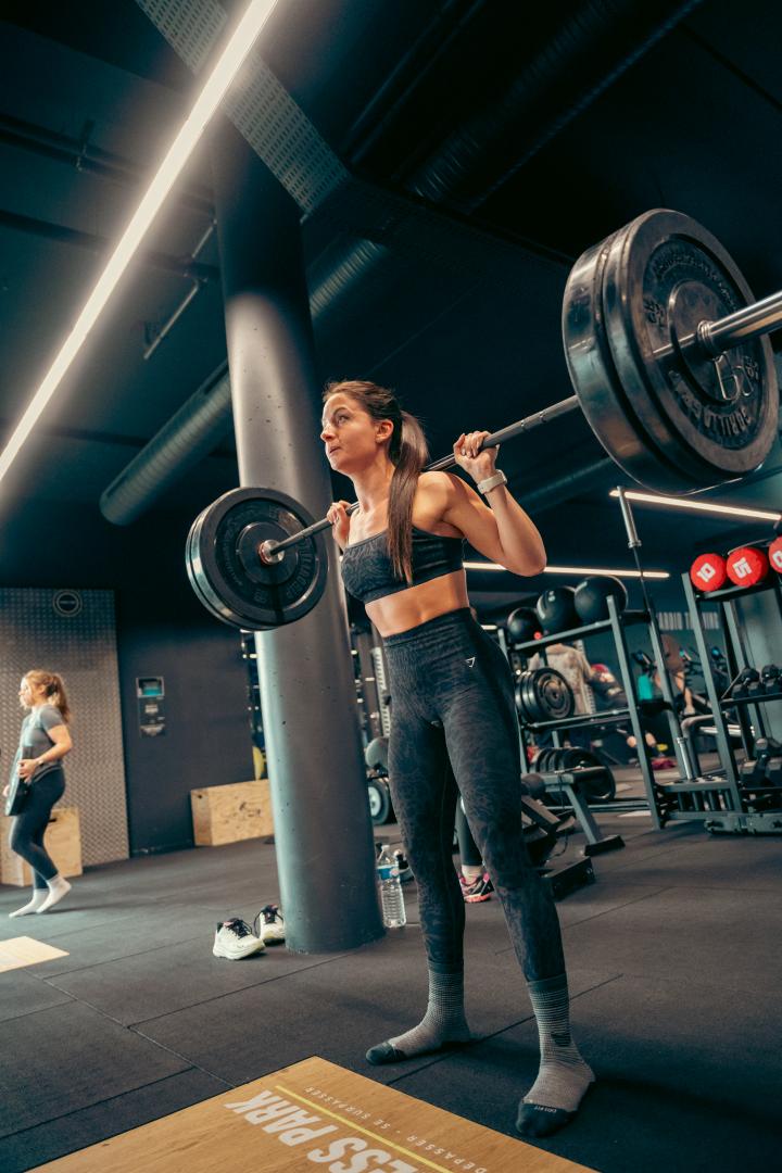 Scène professionnelle photographiée pour le projet Fitness Park