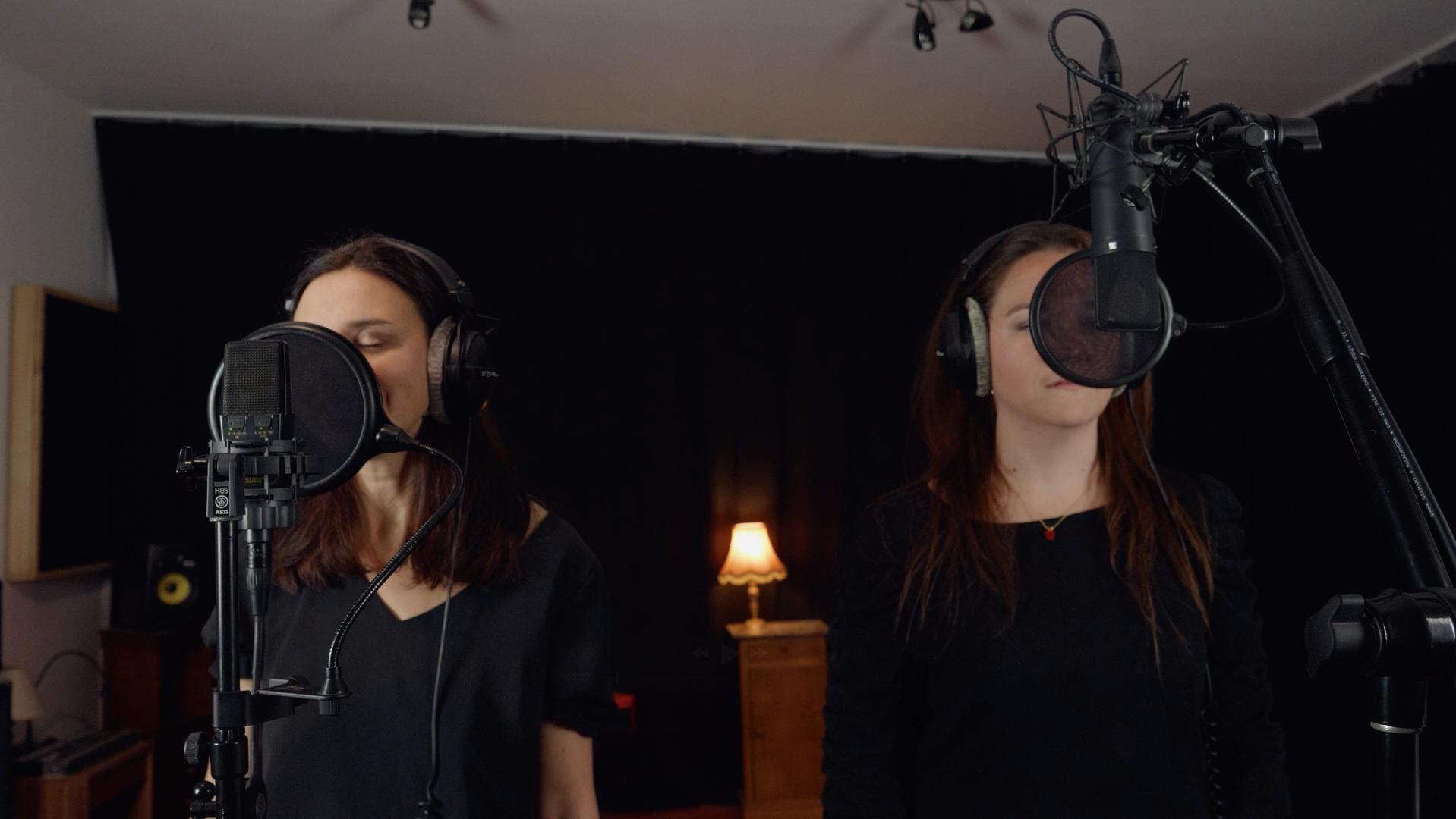 Musiciens filmés pour le clip Studio Pickup