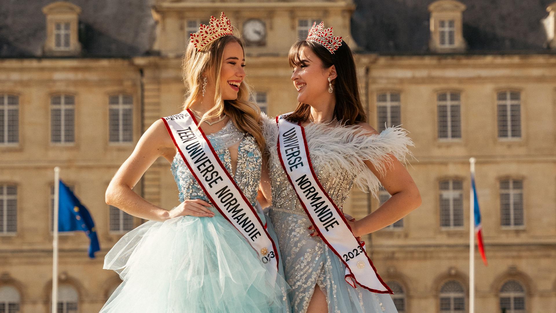 Scène professionnelle filmée pour la vidéo Miss Petite Universe Normandie