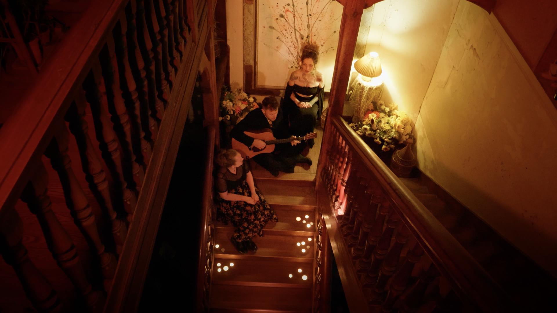 Musiciens filmés pour le clip Aalto